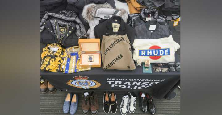 3 Burnaby residents arrested, $200K in stolen goods recovered in theft ring sting