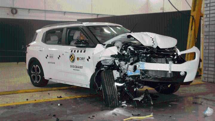 Bharat NCAP gives 5-Star Safety Rating to Citroen Aircross in Crash Tests