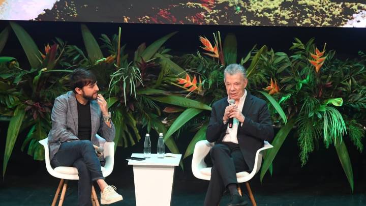 Juan Manuel Santos, expresidente y Nobel de Paz, se pronunció en la Semana de la Biodiversidad en Cali