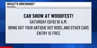 What's Brewing - Car Show at Woodfest