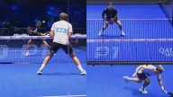El Maradona del pádel también es un Vengador: Madrid alucinó con Mr. Fantástico y su golpe imposible