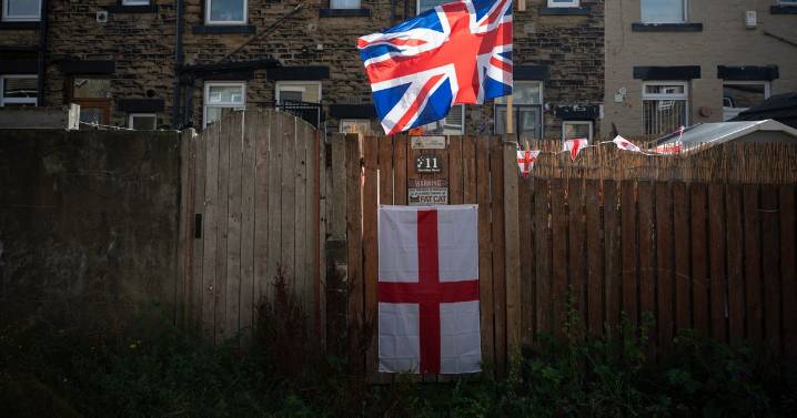'My husband is angry because I ripped down England flags