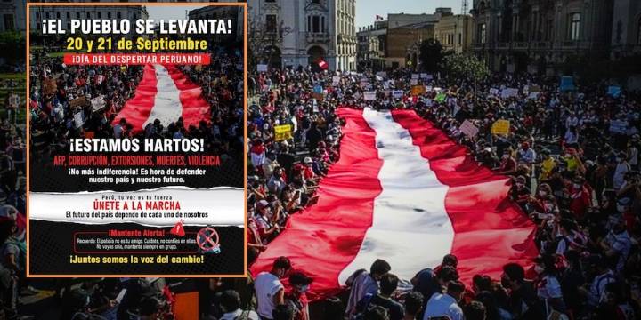 Marcha de la Generación Z HOY: jóvenes se manifiestan en Lima este 20 y 21 de septiembre contra gobierno de Dina Boluarte y Congreso