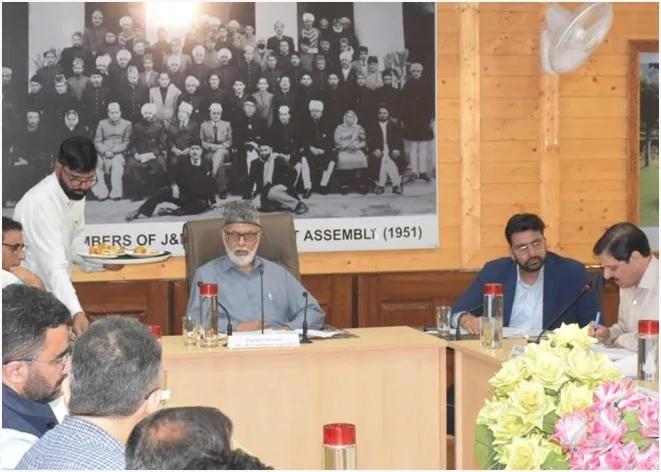 Sagar chairs meeting to strengthen J&K’s health infra