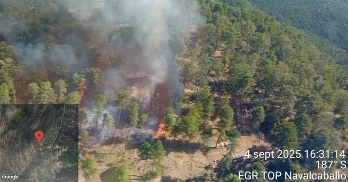 Declarado un incendio forestal en el Parque Natural de las Sierras de Cazorla, Segura y Las Villas