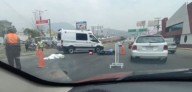 Video: Camioneta de mudanza arrolla a moto en la México-Pachuca y deja una persona muerta
