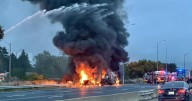 QEW lanes closed 12 hours after tractor