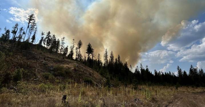 Wildfire near Athol grows, evacuations in place
