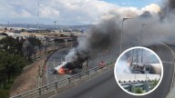 MOMENTO EXACTO en que explota pipa de gas y desata pánico; hay decenas de lesionados