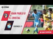 Resumen y video: Sporting Cristal empató 0-0 ante Juan Pablo II por el Torneo Clausura