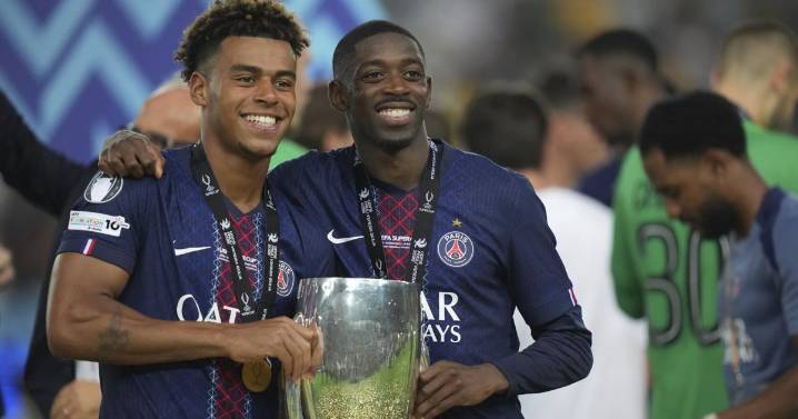 PSG duo Dembele and Doue out for weeks with injuries and will miss Champions League opener