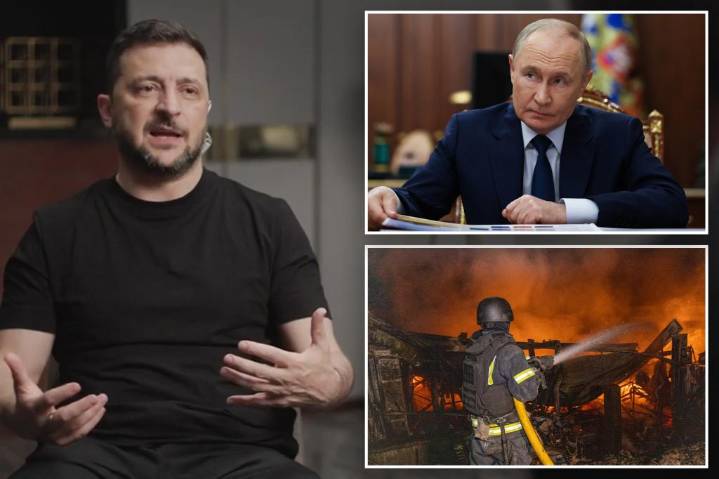 Ukraine's Volodymyr Zelensky warns Russian officials over ending war