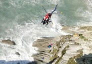 Rescatan en helicóptero a una mujer desorientada en el flysch de Zumaia