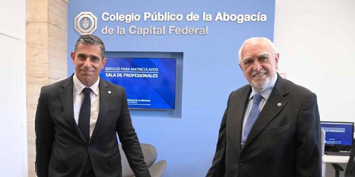 El Colegio Público de Abogacía de la Capital Federal inauguró una sala de profesionales en los tribunales de Retiro