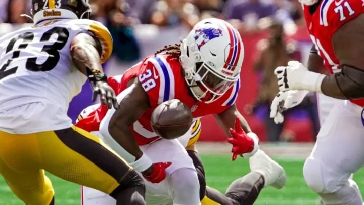 Patriots won't discipline Rhamondre Stevenson for fumbling issue