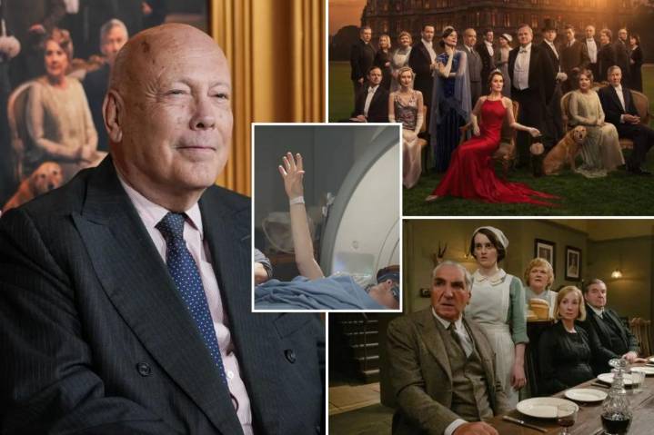 'Downton Abbey' creator undergoes 'terrifying" tremor procedure