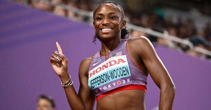 Melissa Jefferson-Wooden wins world 100m title, caps a village kid's remarkable rise