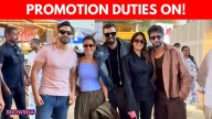 Varun Dhawan & Janhvi Kapoor Fly Away For Sunny Sanskari Ki Tulsi Kumari Promotions I WATCH