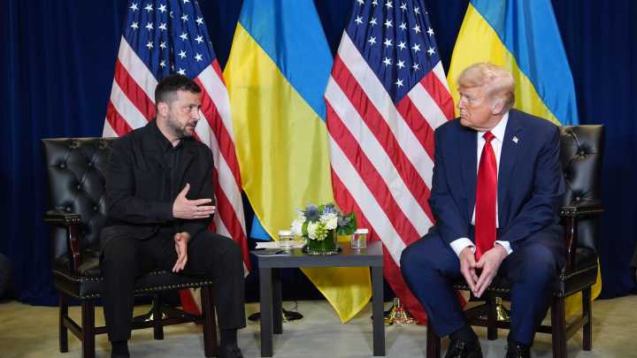 Ukrainians cautious after Trump shifts his stance, saying they can win the war against Russia