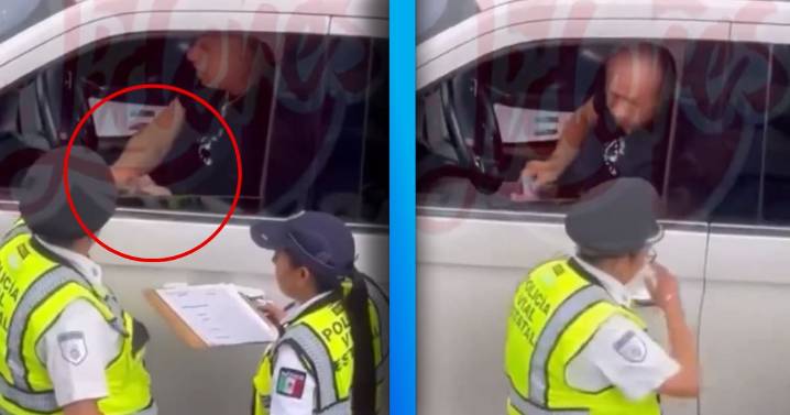 VIDEO: Bofo Bautista es captado dando “mordida” a policías tras ser detenido