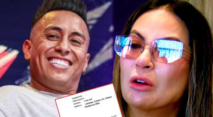 Christian Cueva DENUNCIA a Pamela López por violencia psicológica y ella QUEDA EN SHOCK en pleno EN VIVO: "Un oficial me ha escrito"