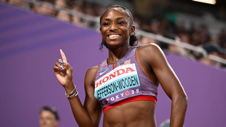 Melissa Jefferson-Wooden wins world 100m title, caps a village kid's remarkable rise