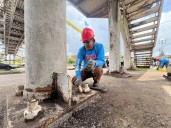 Alcaldía inicia trabajos de recuperación de la pasarela de la Av. Bella Vista de Maturín