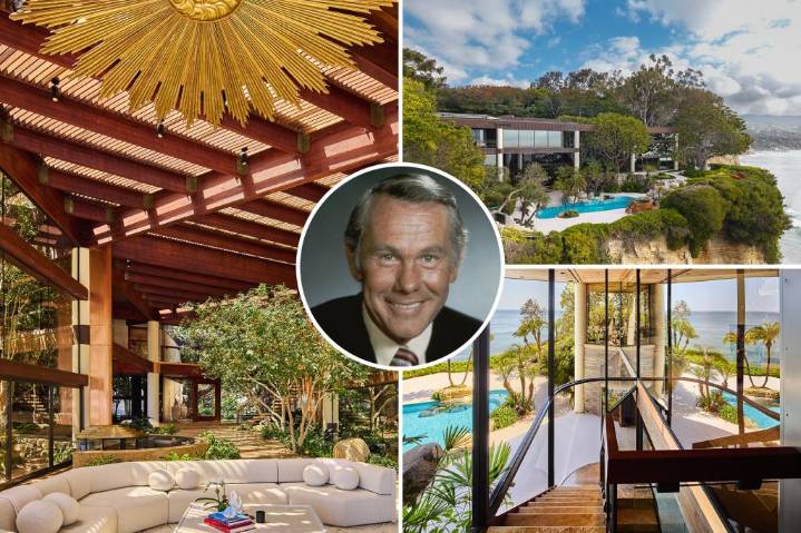 Johnny Carson's former Malibu home asks $110M for sale