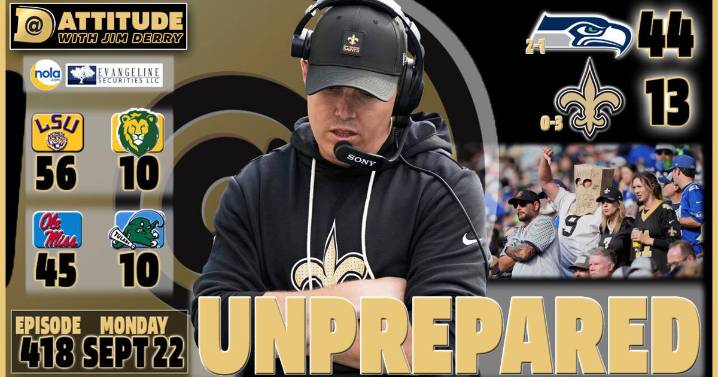 What now for Saints after sleepwalking in Seattle? Also, LSU & Tulane reax: Dattitude Ep. 418