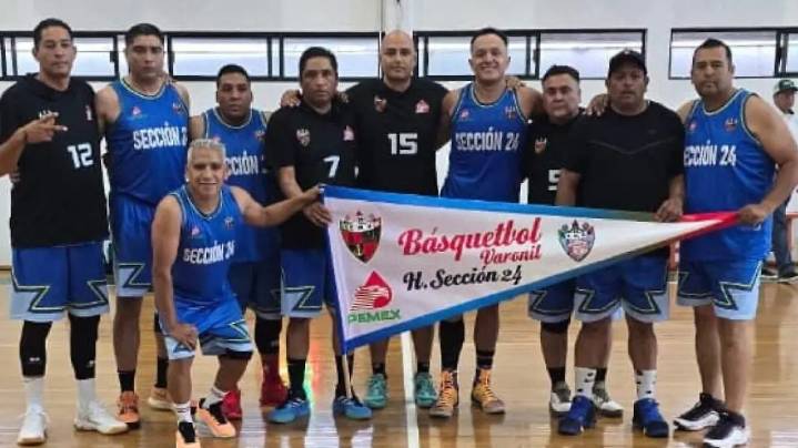 Quinteto de la Sección 24 va invicto y va por más en Juegos Deportivos del STPRM