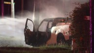 Pickup truck slams into utility pole, shutting down Atascocita Rd. for hours