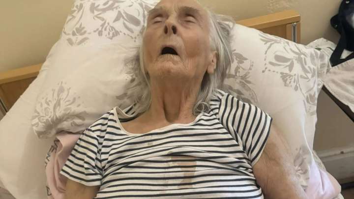 Shocking pics show care home left mum, 85, eating ‘slop not fit for a dog’ and ‘covered in own urine’ before death