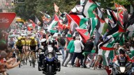Protesta contra Israel obligó a suspender una etapa final de La Vuelta en Bilbao "por motivos de seguridad"