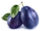 'Weathering' of prune plums due to rainfall