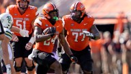 How did OSU grade out in first game since Mikey Gundy's firing?