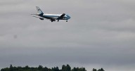 Spirit Airlines flight warned to move farther from Air Force One over Long Island: "Pay attention. Get off the iPad."