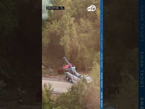 Crews swiftly save driver trapped in overturned vehicle in Virginia