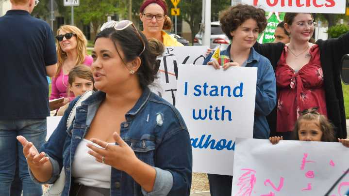 Ex-teacher's supporters not backing down on Brevard School Board