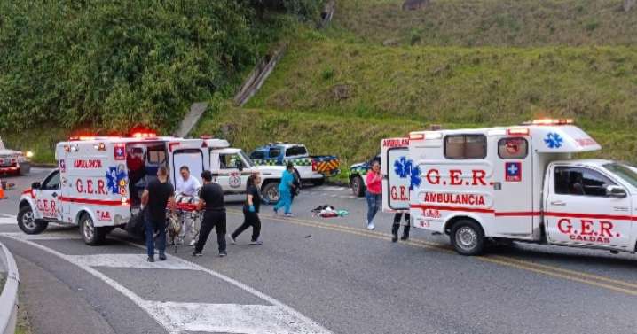 Motociclista falleció 20 días después de accidente en la vía Manizales