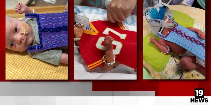 Akron Children’s dresses NICU babies up as Swifties, Travis Kelce ahead of album release