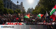 Las protestas contra el genocidio en Gaza que han cancelado la etapa final de La Vuelta, en imágenes