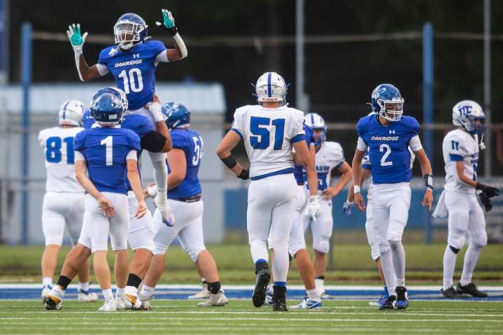 See photos as Oakridge football defeats Montague in rivalry matchup