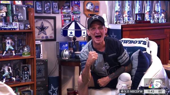 Cowboys superfan shows off colossal collection