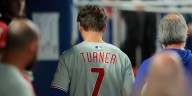 Phillies’ Trea Turner leaves heartbreaking loss with hamstring injury