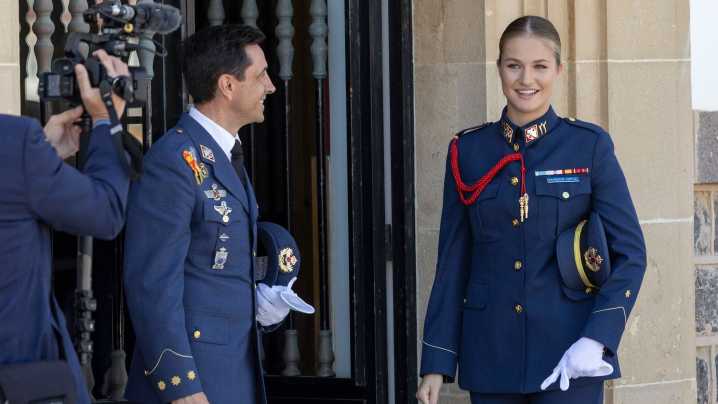 La princesa Leonor comienza en la Academia General del Aire su última etapa de formación militar