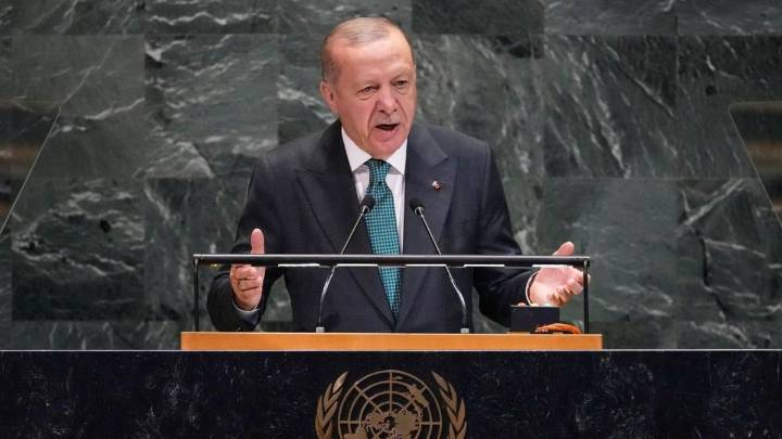 Turkish President Erdogan again refers to Kashmir issue in UNGA address