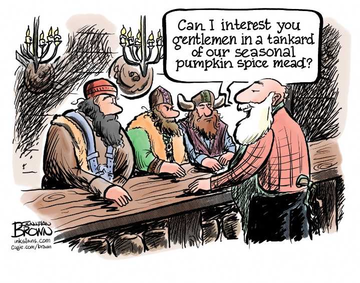 Editorial cartoon for Monday, Sept. 22, 2025