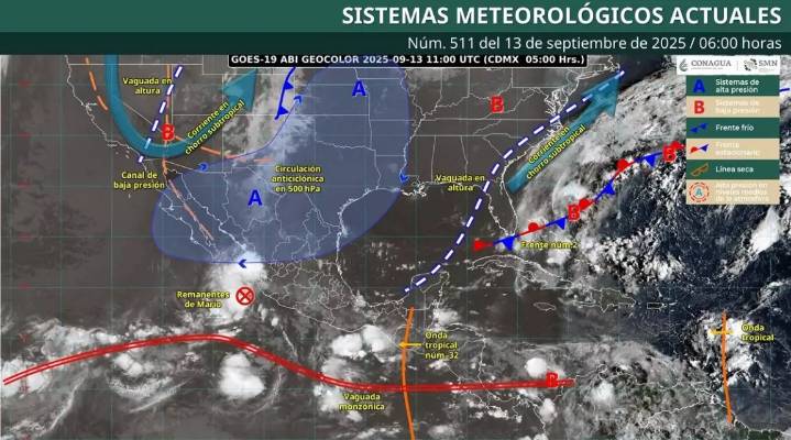 Se esperan lluvias y tormentas por la tarde en Oaxaca