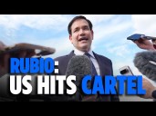 US Navy Strikes DRUG CARTEL Vessel Off Venezuela, Rubio Confirms