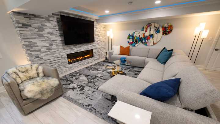 From basement to party place